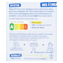 Gerblé Sans Sucres Sablé Nature 132g