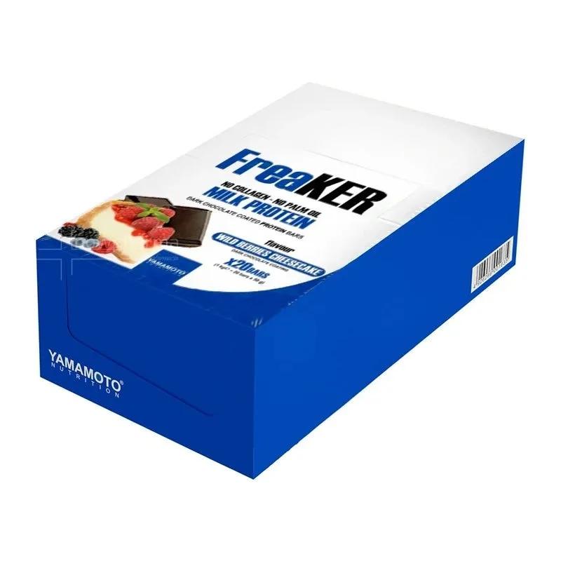 Yamamoto Nutrition Freaker Barrette Cheesecake Ai Frutti Di Bosco 20 Pezzi Da 50 G