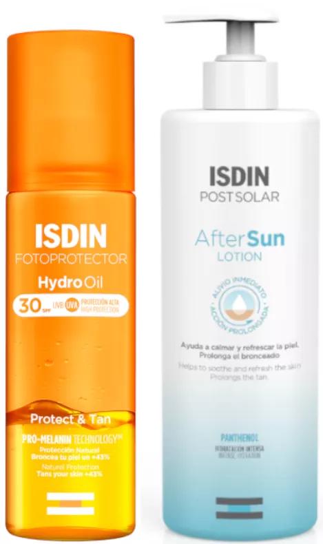 Isdin Hydro-olie SPF30 200 ml + Aftersun 400 ml