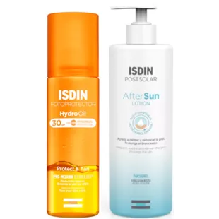 Isdin Hydro Oil FPS30 200 ml + Pós-sol 400 ml
