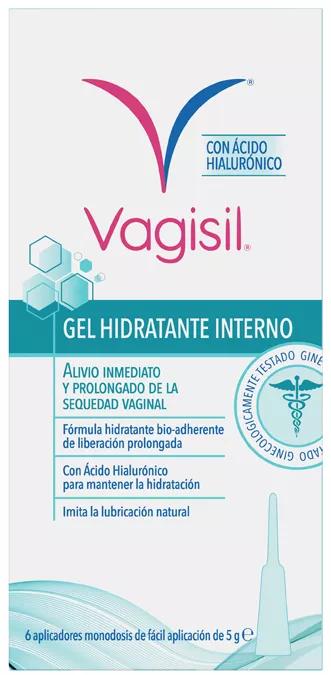 Vagisil Íntima gel Hidratante Interno 6 monodoses 5 g