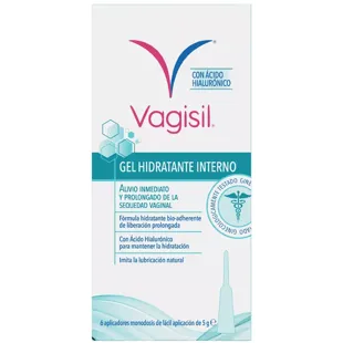 Vagisil Intima Internes Feuchtigkeitsgel 6 Monodosis 5 g