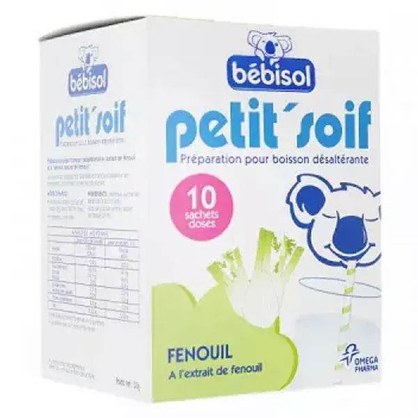 Bébisol Petit'Soif Fenouil 10 sachets doses