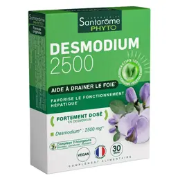 Santarome Phyto - Desmodium 2500 - Détoxifiant du Foie - 30 gélules