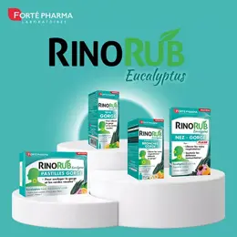 Forté Pharma RinoRub Spray Gorge irritée Toux Huile Essentielle Menthe Miel 15ml