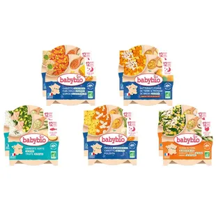 Babybio Set di Piatti Menù 12 mesi - 10x230g