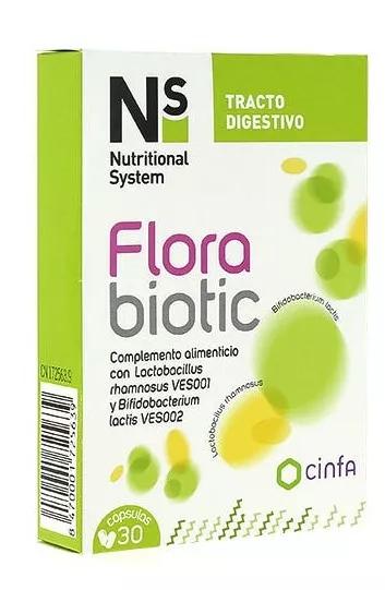 N+S Nature System Florabiotic 30 Capsulas