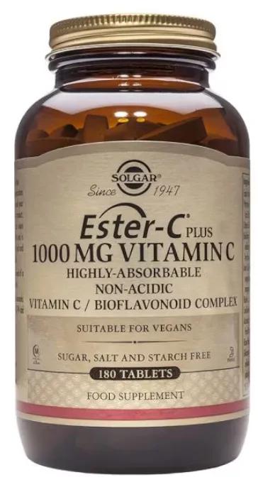 Solgar Ester-C Plus 1000 mg 180 Tablets