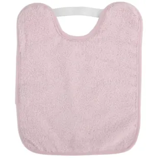 Saro Babero de Rizo Plastificado Rosa