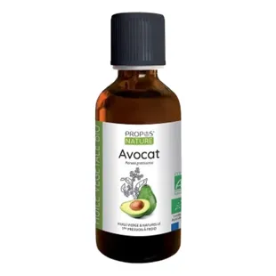 Olio vegetale di avocado biologico per aromaterapia Propos' Nature 50ml
