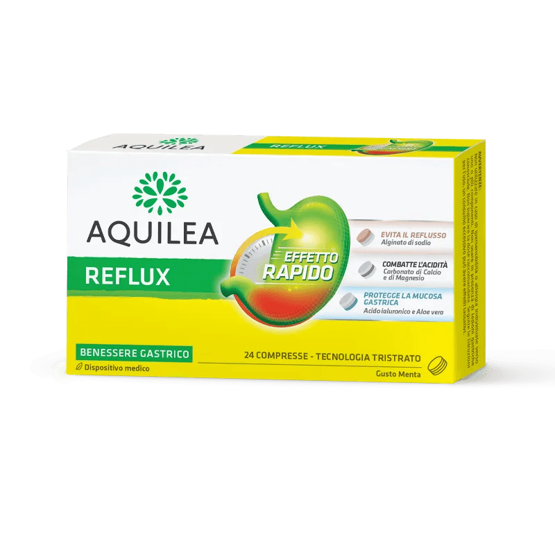 Aquilea Reflux Effetto Anti Acido 24 Compresse