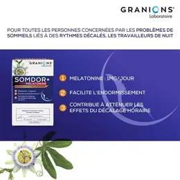 Granions Somdor+ Mélatonine 15 comprimés