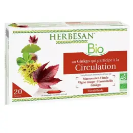 Herbesan Ginkgo Circulation Bio 20 Ampoules