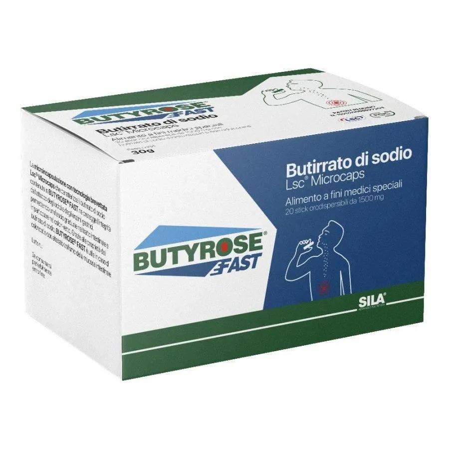 Butyrose Fast Integratore per Digestione 20 stick