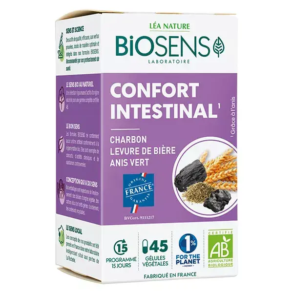 Biosens Confort Intestinal Bio 45 gélules