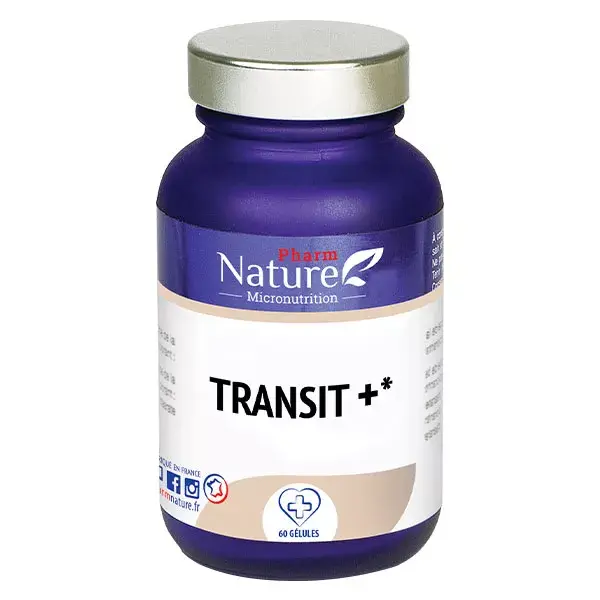 Pharm Nature Micronutrition Transit+ 60 gélules