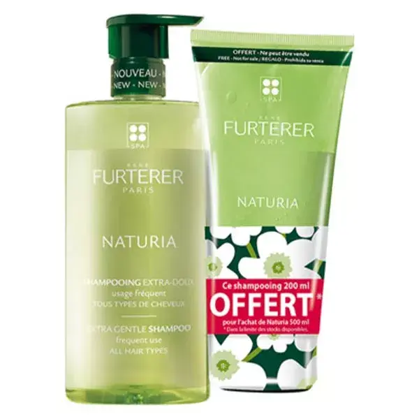 René Furterer Naturia Extra Gentle Purifying Shampoo 500ml + 200ml Free