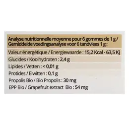 Propos' Nature Apithérapie Gomme de Propolis Oligoéléments Pin Bio 45g