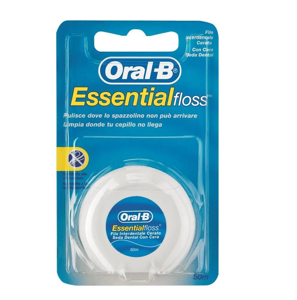 Oral-B Essential Floss Filo Interdentale Cerato 50 metri