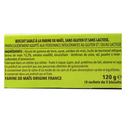 Gerblé Sans Gluten & Sans Lactose Sablés Nature 120g