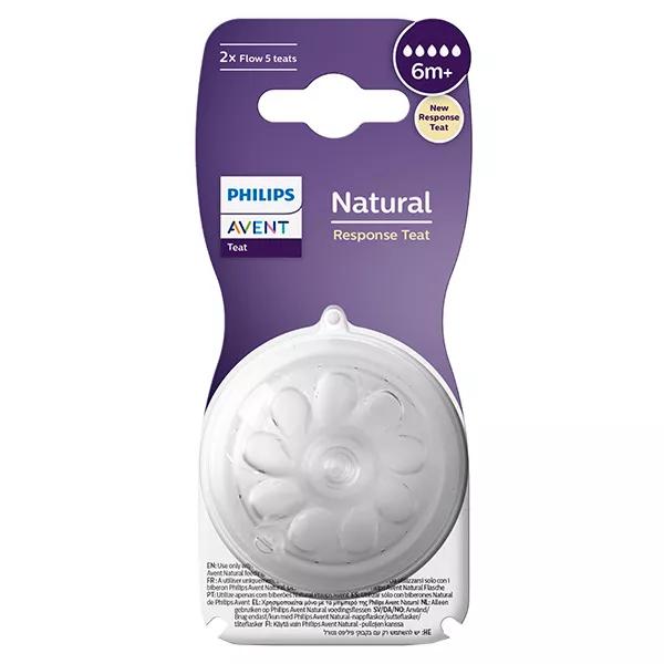 Avent baby pacifier Natural Response T5 +6m pack of 2