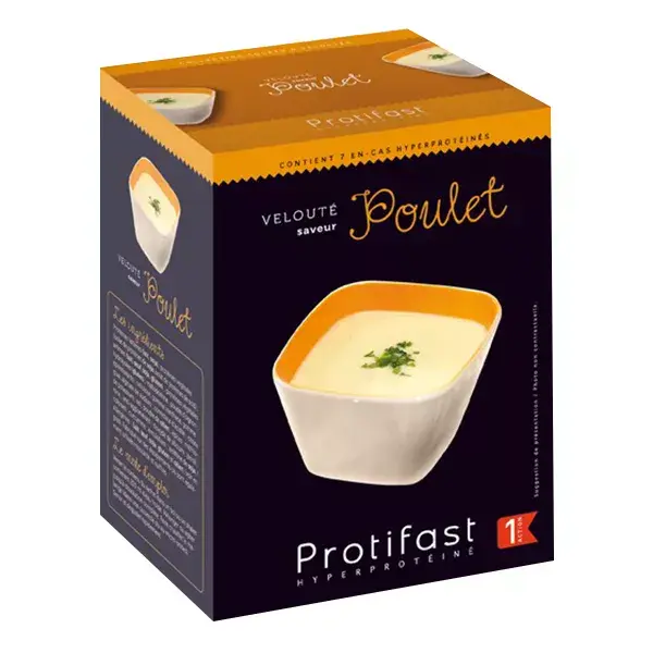 Protifast Soupe Hyperprotéinée Velouté de Poulet 7 sachets