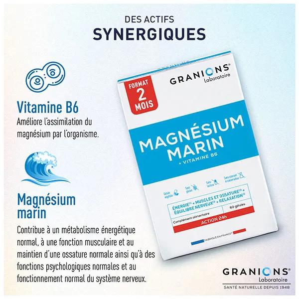 Magnesio Marino Granions 60 cápsulas