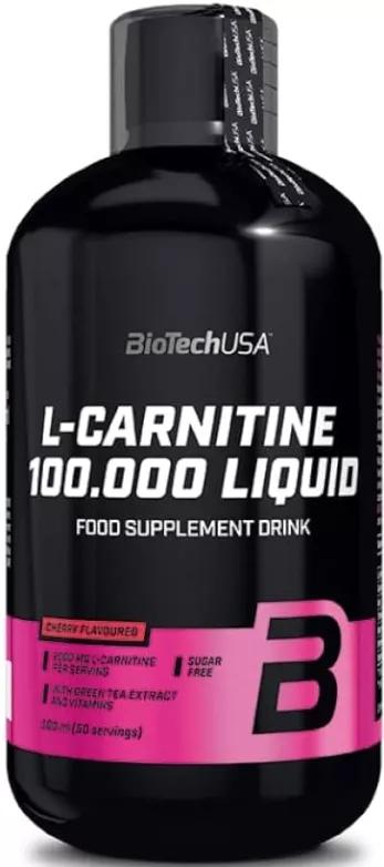 Biotech Usa L-Carnitine 100-000 Liquid Cereza  500 ml