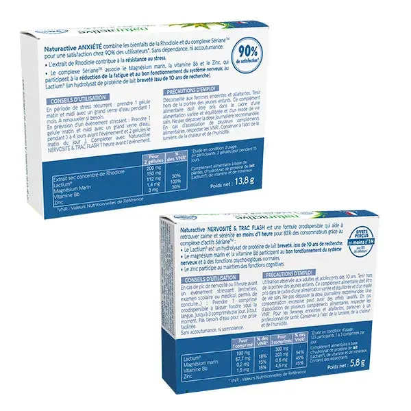 Naturactive Pack Stress Anxiete Nervosite Trac