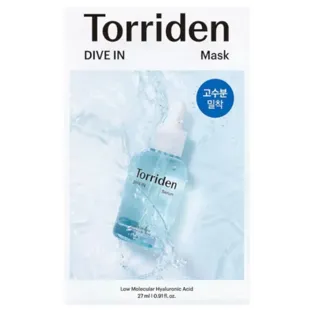 Torriden Máscara Facial de Ácido Hialurônico Dive-In 1 unidade
