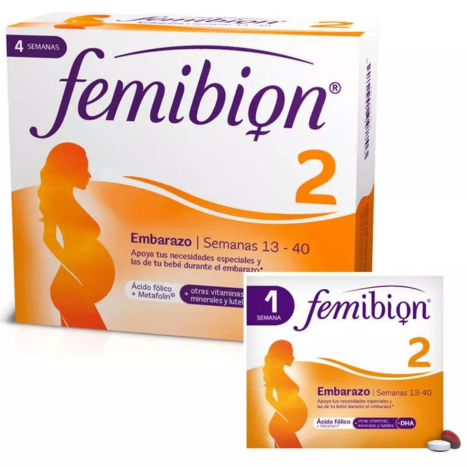 Femibion 2 Embarazo Semanas 13-40 + Una Semana GRATIS