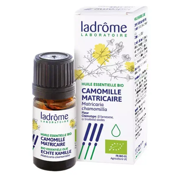 Ladrome oil essential organic Chamomile Matricaria 5ml