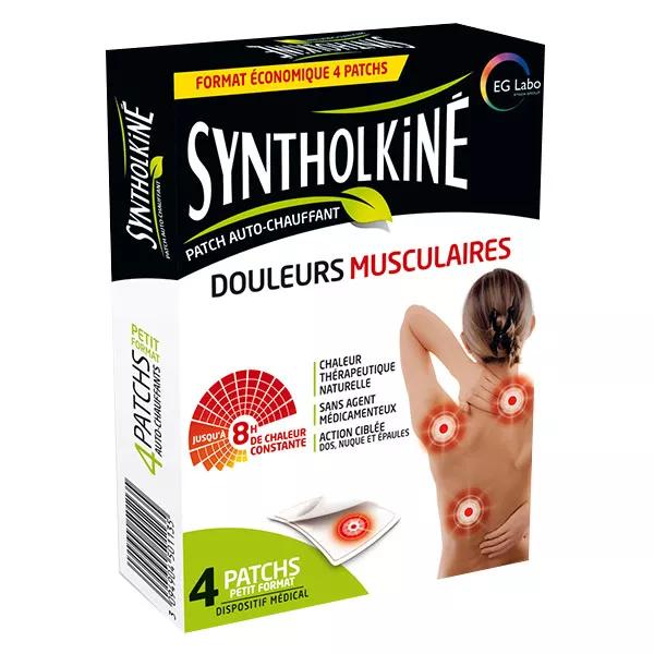 Syntholkine Patch calefacción espalda cuello hombros 4 parches