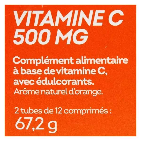 Vitavea Vitamine C 500mg Energie au quotidien 24 comprimés effervescents
