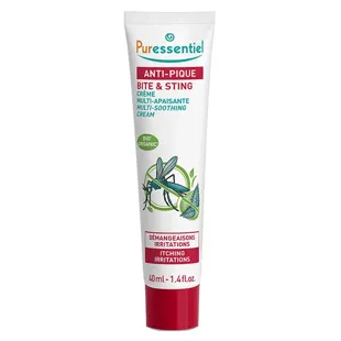 Puressentiel Crema antizanzare multi-lenitiva anti-puntura con oli essenziali e vegetali biologici 40 ml