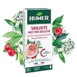 Humer Sinusite Nez Très Bouché dès 12 ans Spray Nasal 15ml