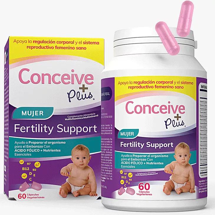 Conceive Plus Ondersteuning van vrouwelijke vruchtbaarheid 60 Vegetarische capsules