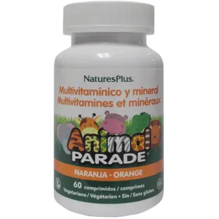 Nature&#39;s Plus Animal Parade Multivitamin Orange Chewable Tablets 60 Tablets