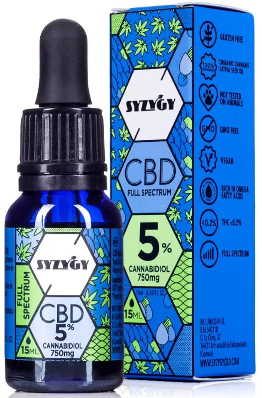 Syzygy Food Authentic CBD Oil 5% Full Spectrum 15 ml