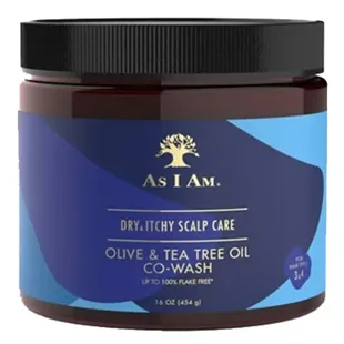 As I Am Dry &amp; Itchy Scalp Care Olive Tea Tree Co Wash 454 gr