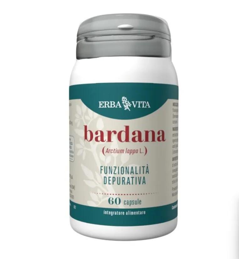 Erba Vita Bardana Integratore Drenante 60 Capsule