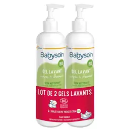 Babysoin Hygiène Gel Lavant Corps & Cheveux Bio Lot de 2 x 500ml