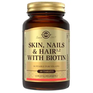 Solgar Hair, Skin and Nails with Biotin 60 Tablets