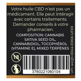 Nomadiet Huile de Chanvre CBD 5% Bio 10ml