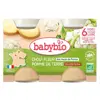 Babybio Légumes Pot Chou Fleur Pomme de Terre +6m Bio 2 x 130g