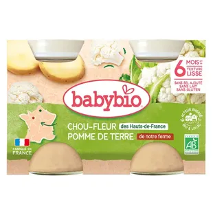 Babybio Mes Légumes Vasetti Cavolfiore Patate dai 6 mesi 2 x 130g