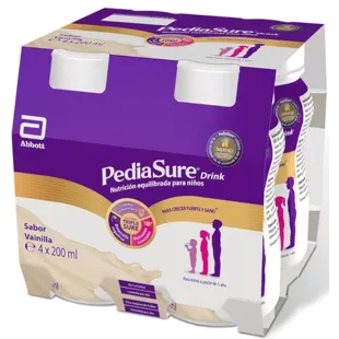 Pediasure Bebida Sabor Baunilha 4x200 ml