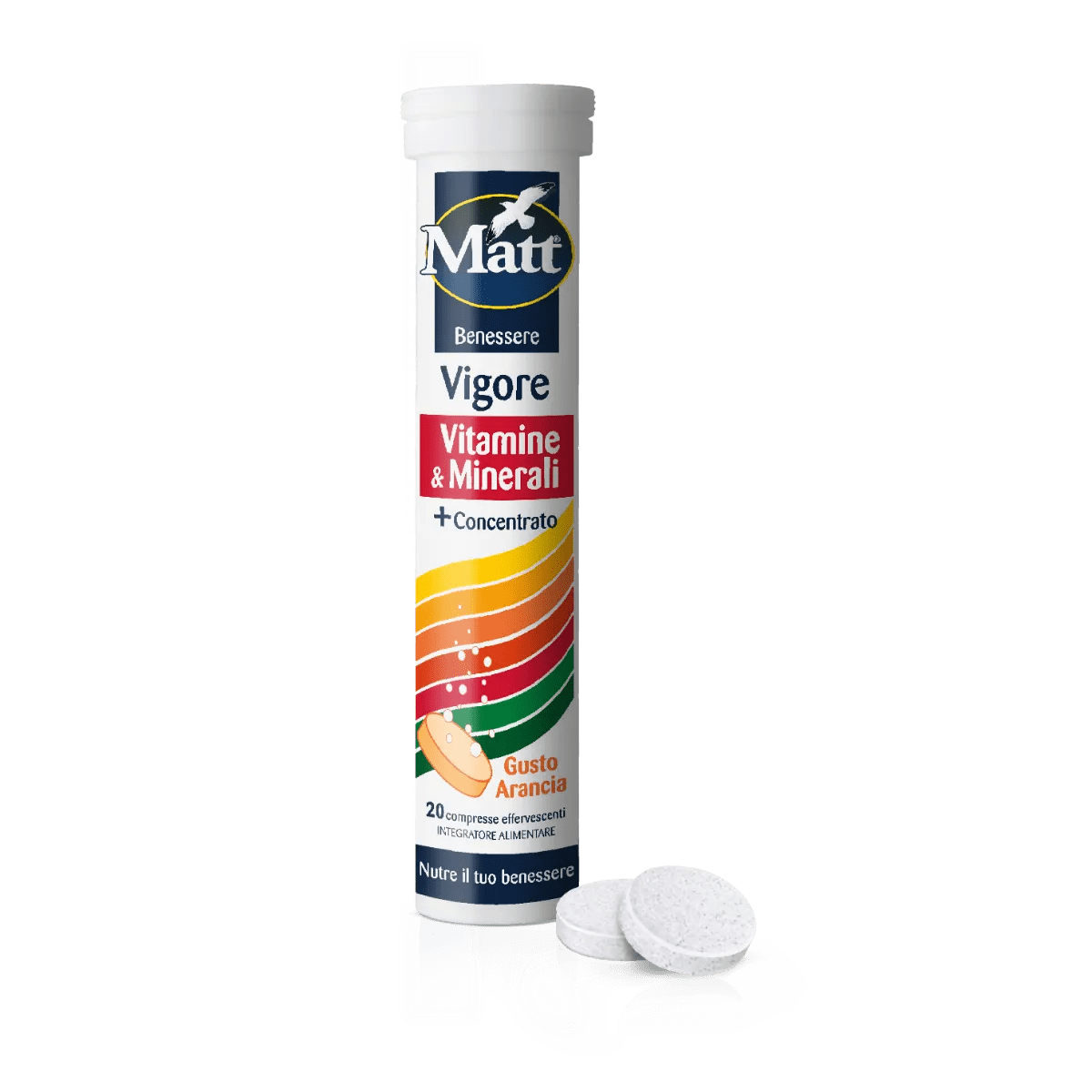 Matt Benessere Vigore Integratore Di Vitamine E Minerali 20 Compresse Effervescenti