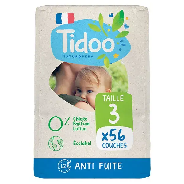 Tidoo Night & Day Nappies (4 - 9kg) x56