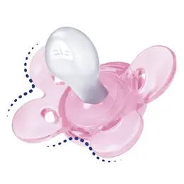 Chicco Sucette Physio Forma Comfort Silicone +0m Rose + Boîte de Stérilisation